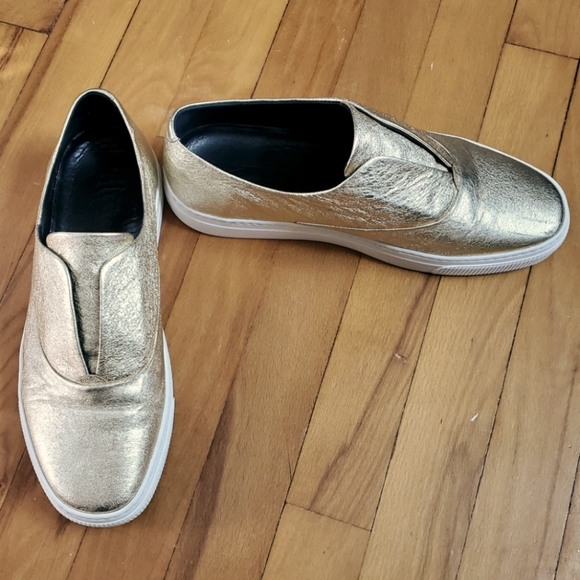 ZCD Montreal Hamilton Slip On Sneakers, Gold - Picture 2 of 16